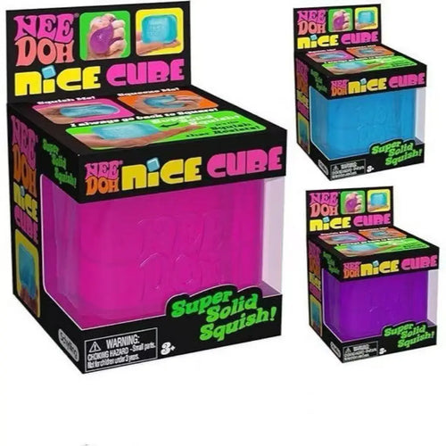 Needoh maltose ice cubes with slow rebound feature are a great stress-relieving and mood-soothing gadget for adults.