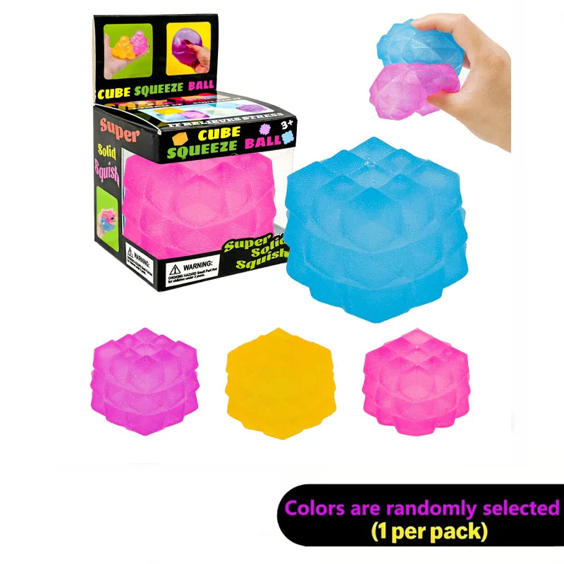 Needoh maltose ice cubes with slow rebound feature are a great stress-relieving and mood-soothing gadget for adults.