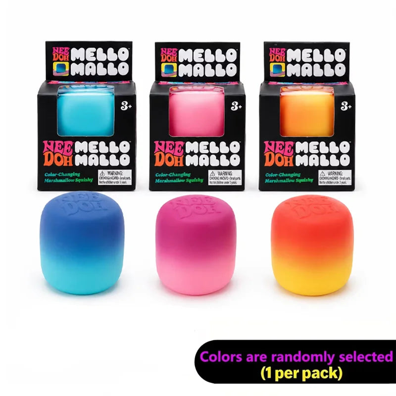 Needoh maltose ice cubes with slow rebound feature are a great stress-relieving and mood-soothing gadget for adults.