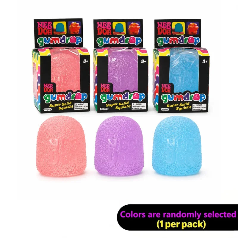 Needoh maltose ice cubes with slow rebound feature are a great stress-relieving and mood-soothing gadget for adults.
