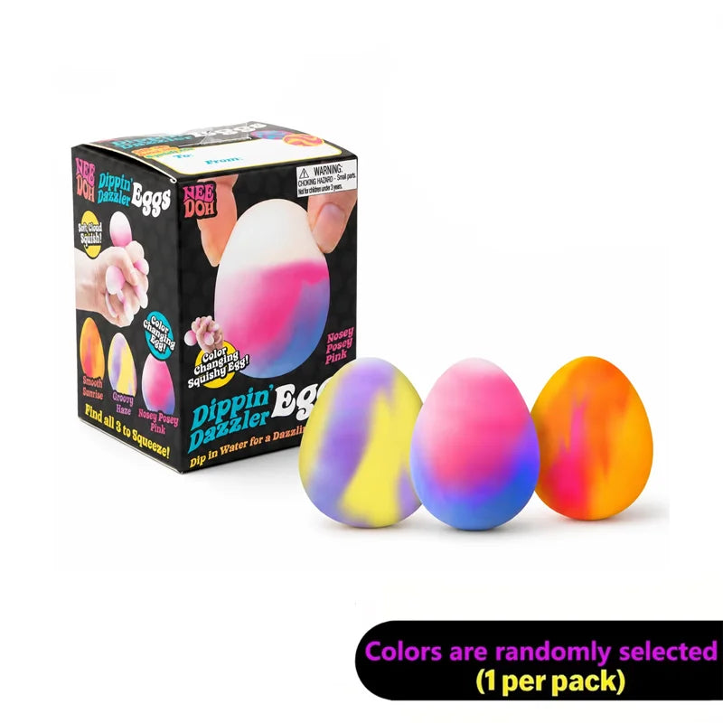 Needoh maltose ice cubes with slow rebound feature are a great stress-relieving and mood-soothing gadget for adults.