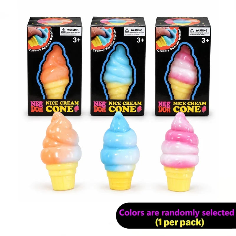 Needoh maltose ice cubes with slow rebound feature are a great stress-relieving and mood-soothing gadget for adults.